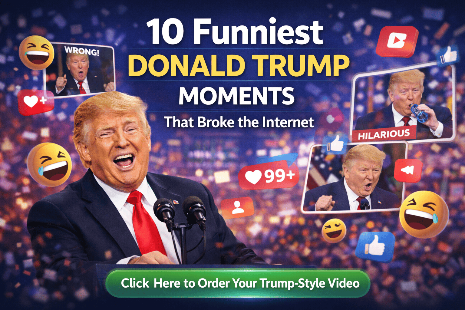 10 Funniest Donald Trump Moments That Broke the Internet