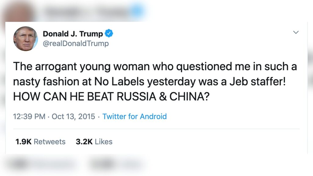 How a Donald Trump Tweet Shaped Politics